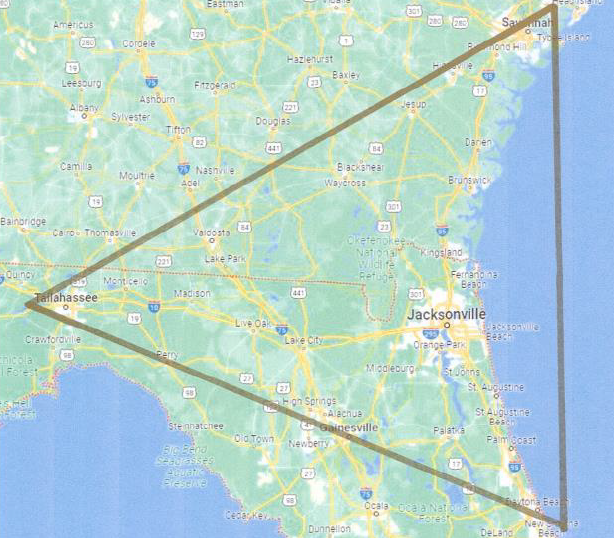 Jacksonville, FL map service areas